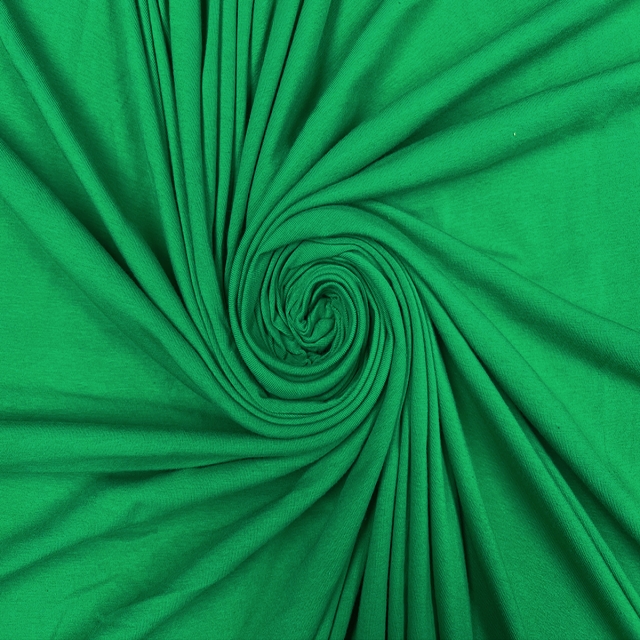 58 Kelly Green Poly Blend Stretch Terry Cloth Fabric by the Yard