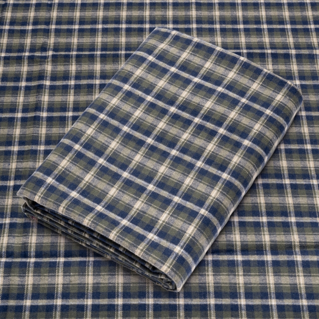 Tartan Plaid Yarn Dyed Flannel Fabric. FP04