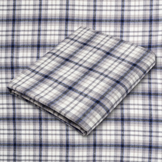 Tartan Plaid Yarn Dyed Flannel Fabric. FP43