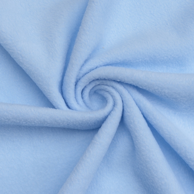 Baby Blue Solid Fleece Fabric