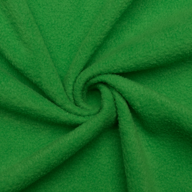 Kelly Green Solid Fleece Fabric