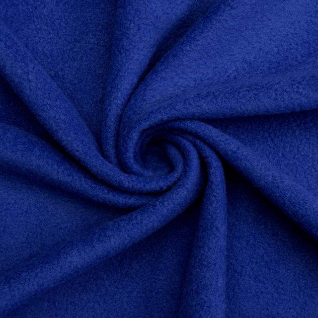 Royal Blue Solid Fleece Fabric