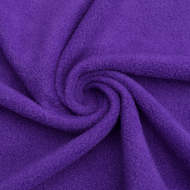 Purple Solid Fleece Fabric