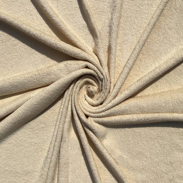 Ivory Terry Cloth Fabric