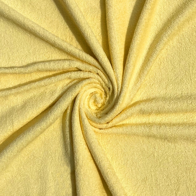 Yellow Terry Cloth Fabric