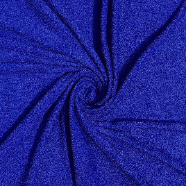 Royal Blue Terry Cloth Fabric