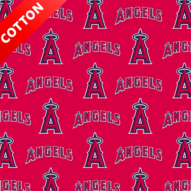 Click to view full size Los Angeles Angels MLB Cotton Fabric