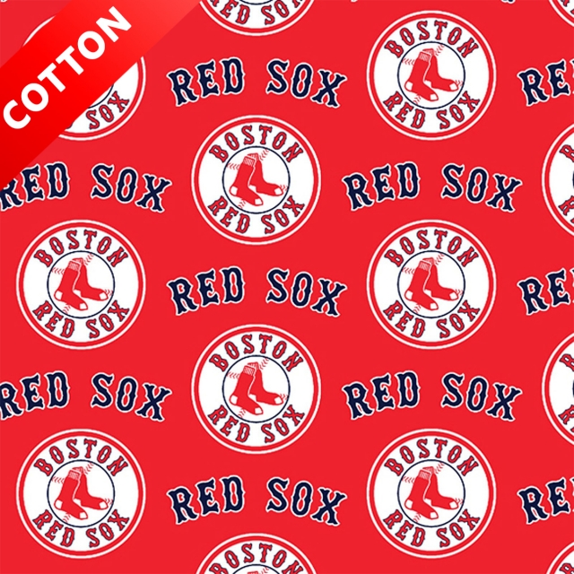 Click to view full size Boston Red Sox MLB Cotton Fabric