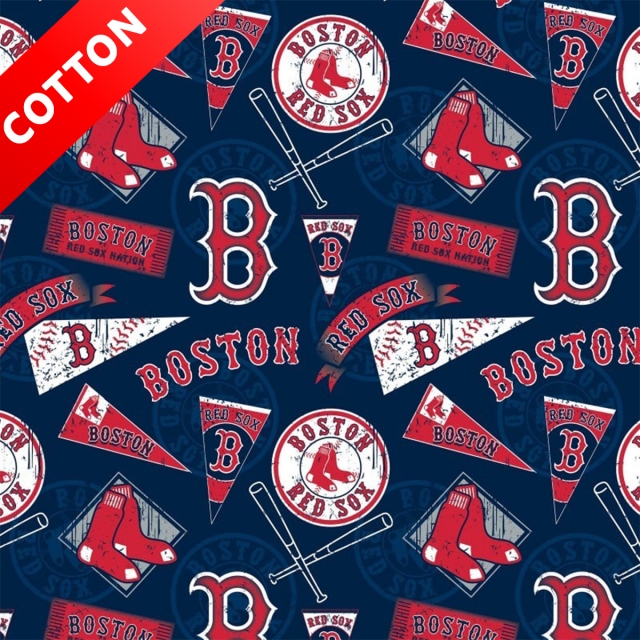 Boston Red Sox MLB Cotton Fabric
