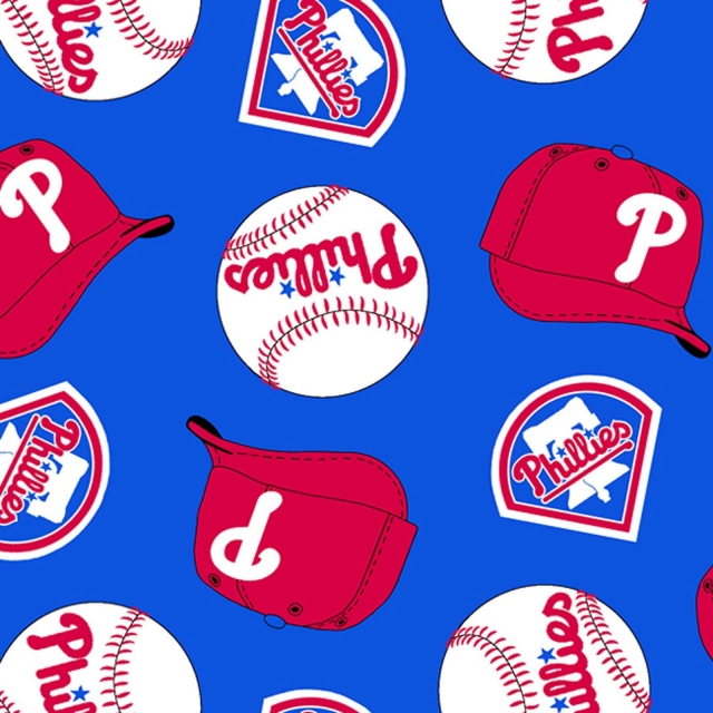 Philadelphia Phillies MLB Fleece Fabric