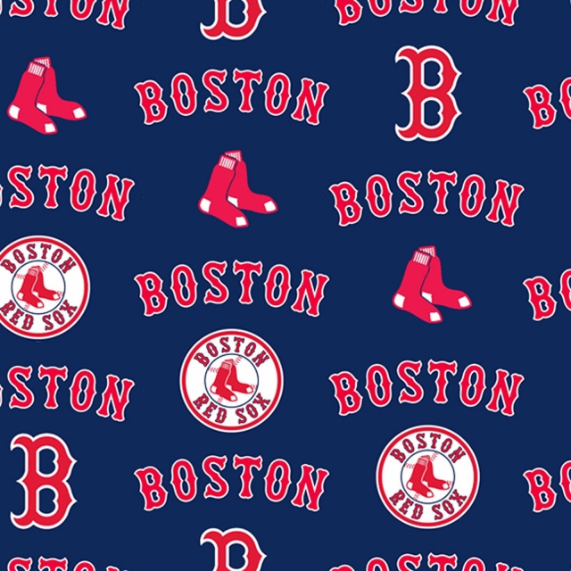 Boston Red Sox MLB Fleece Fabric