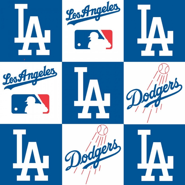 Los Angeles Dodgers MLB Fleece Fabric