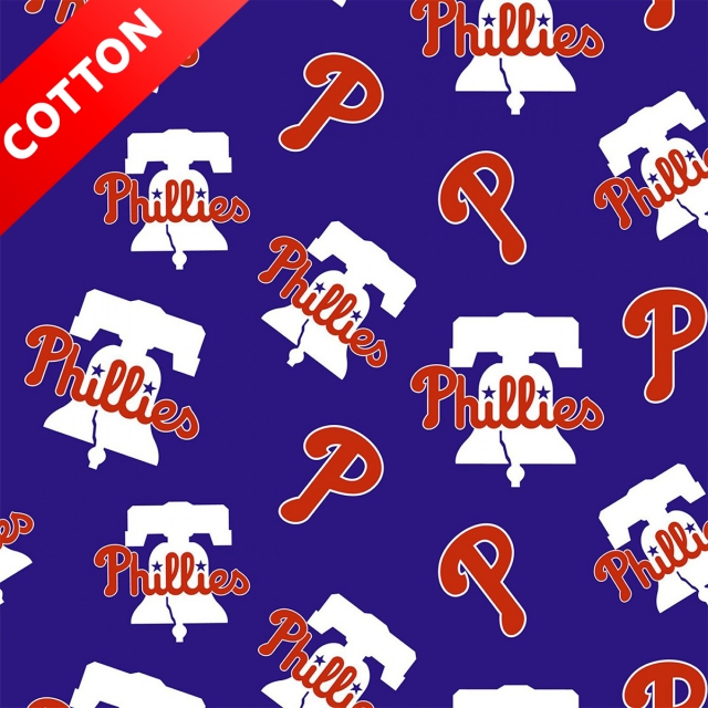 Philadelphia Phillies MLB Cotton Fabric