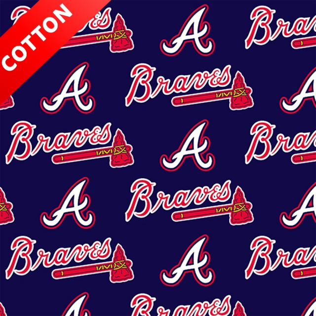 Atlanta Braves MLB Cotton Fabric