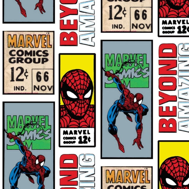 Disney Marvel Spiderman Comic Fleece Fabric