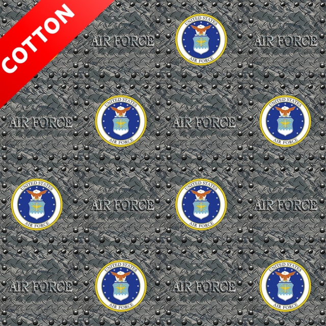 United States Air Force Grate Cotton Fabric