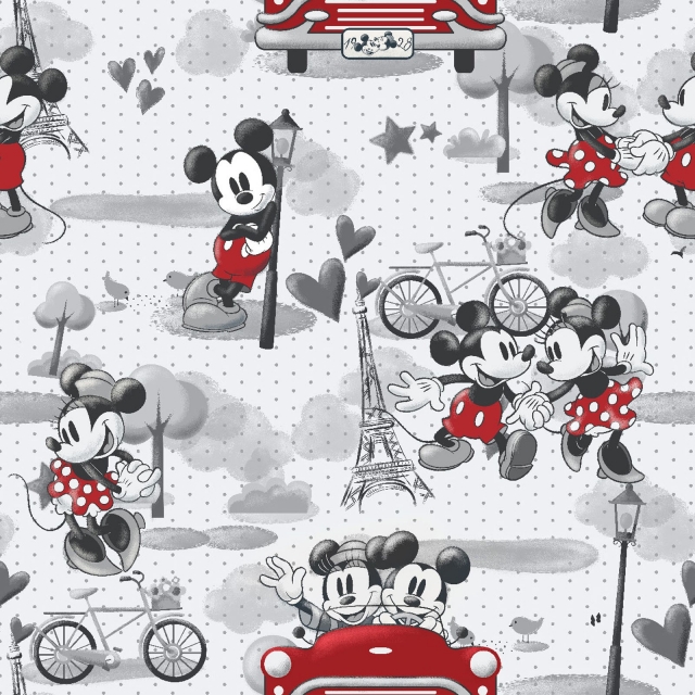 Disney Mickey and Minnie Mouse Fleece Fabric