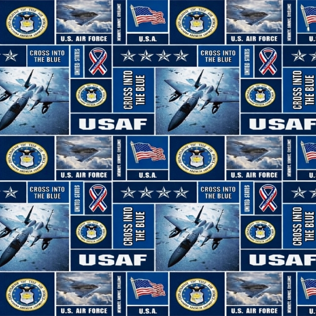 United States Air Force Fleece Fabric