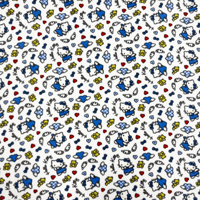 Hello Kitty Blue Fleece Fabric