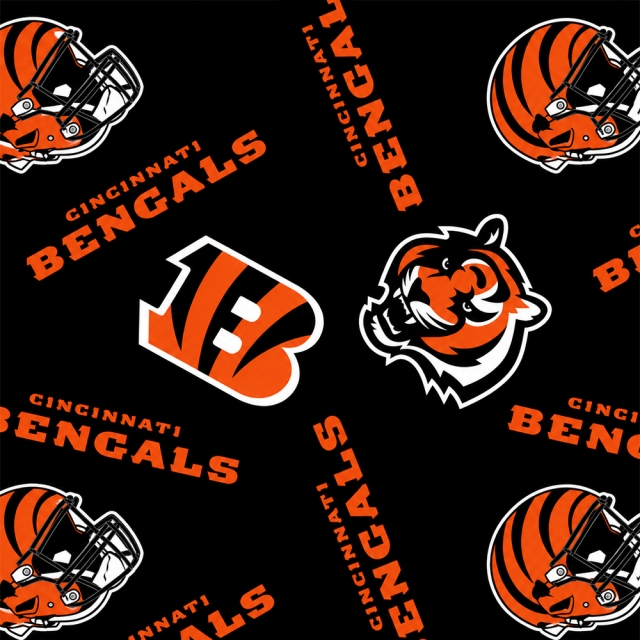 Cincinnati Bengals NFL Fleece Fabric