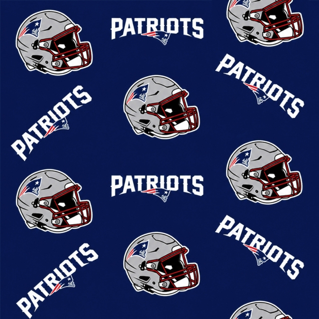 New England Patriots allover NFL Fleece Fabric