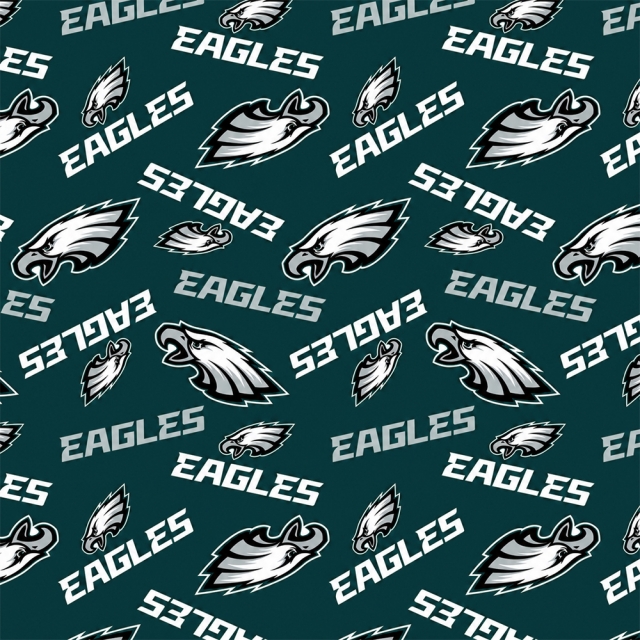 Philadelphia Eagles Logo NFL Fleece Fabric