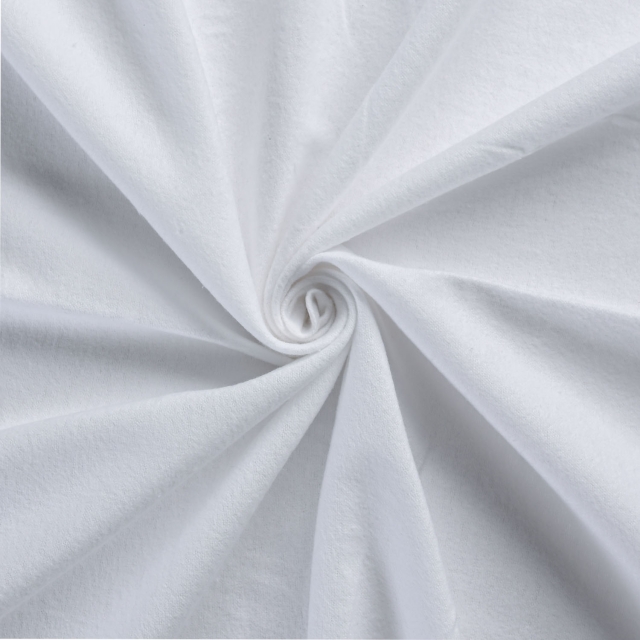 White Flannel Fabric
