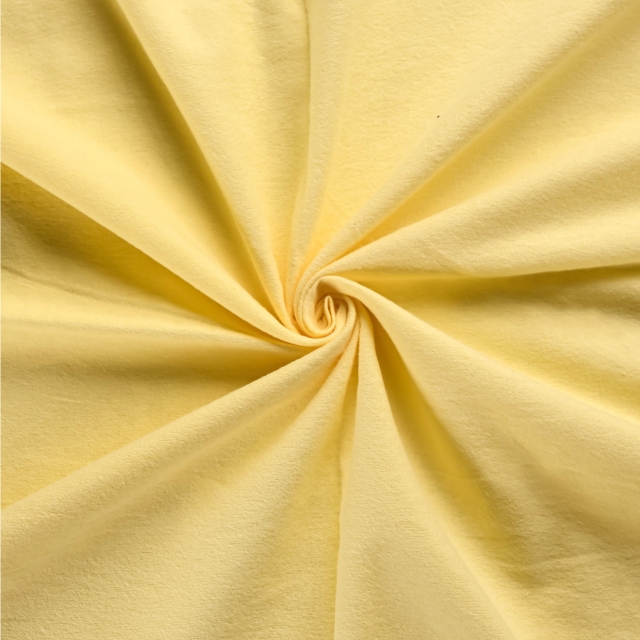 Butter Yellow Solid Flannel Fabric Butter Yellow Solid Flannel Fabric