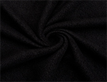 Black Anti-pill Solid Fleece Fabric 