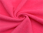 Fuschia Anti-pill Solid Fleece Fabric 