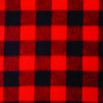 Buffalo Lumberjack Plaid Red Fleece Fabric