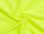 Neon Yellow Anti-pill Solid Fleece Fabric 