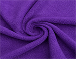 Purple Anti-pill Solid Fleece Fabric 