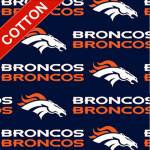 Denver Broncos Allover NFL Cotton Fabric