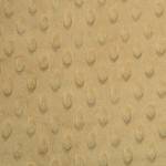 Camel Minky Dimple Dot Fabric