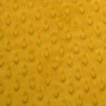 Gold Minky Dimple Dot Fabric