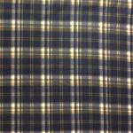 Dark Navy Tartan Fleece Fabric