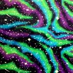 Northern Lights Allover Fleece Fabric