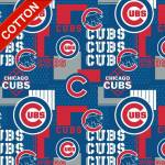 Chicago Cubs Packed MLB Cotton Fabric