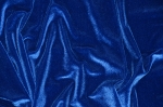 Royal Blue Stretch Velvet Fabric