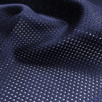 Navy Micro Mesh Jersey Fabric