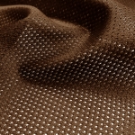 Brown Micro Mesh Jersey Fabric