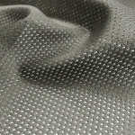 Charcoal Micro Mesh Jersey Fabric