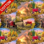 Farmall Scenic Country Cotton Fabric	