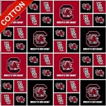 University of South Carolina Gamecocks Cotton Fabric	