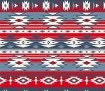 Rudy Ivory Native American Fleece Fabric