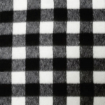 Buffalo Lumberjack Plaid White Fleece Fabric	