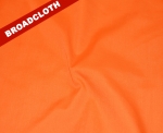 Orange Polyester Cotton Broadcloth Fabric	