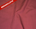 Burgundy Polyester Cotton Broadcloth Fabric	