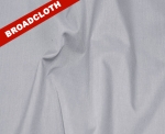 Silver Polyester Cotton Broadcloth Fabric	